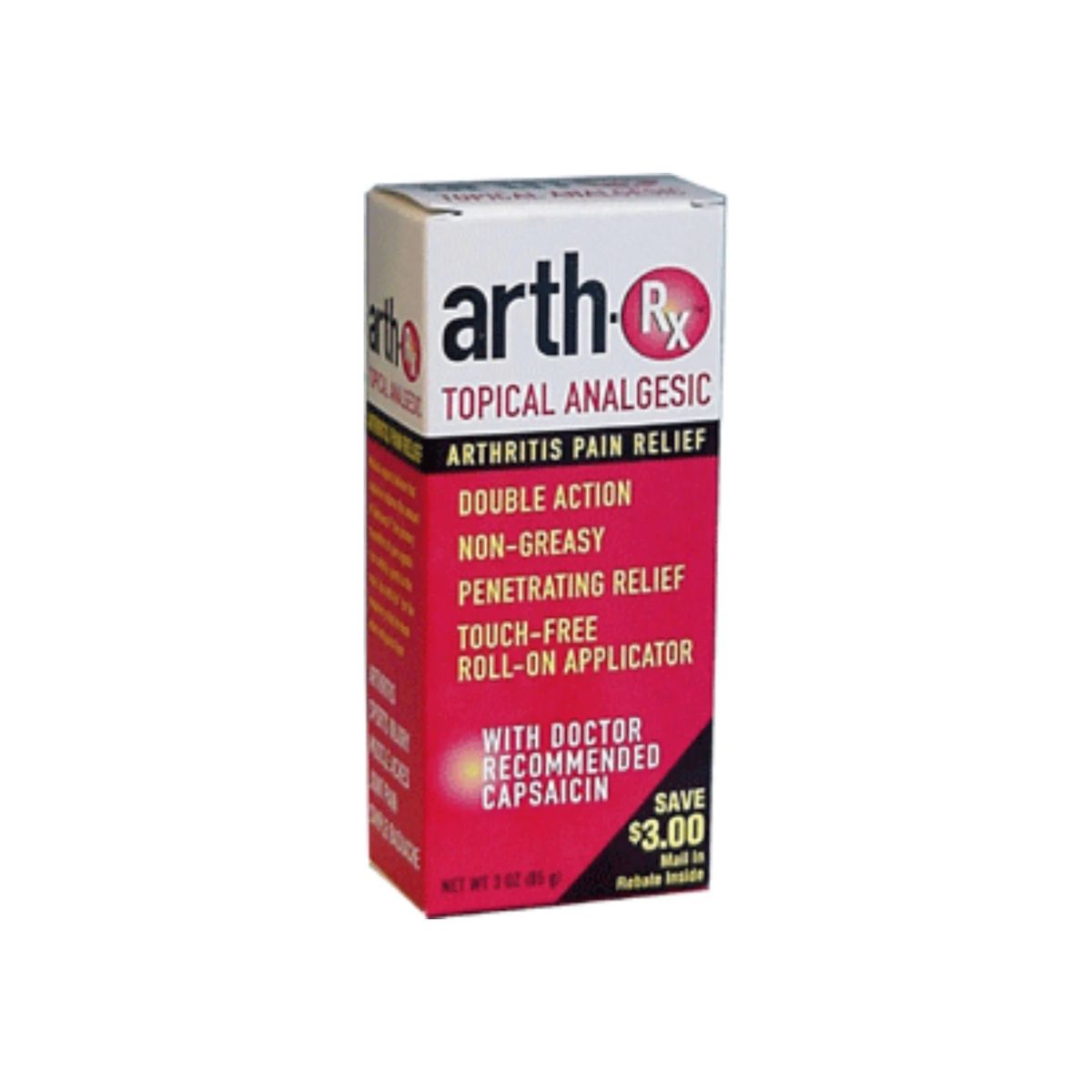 ArthRx Topical Analgesic Arthritis Pain Relief Lotion 3 oz
